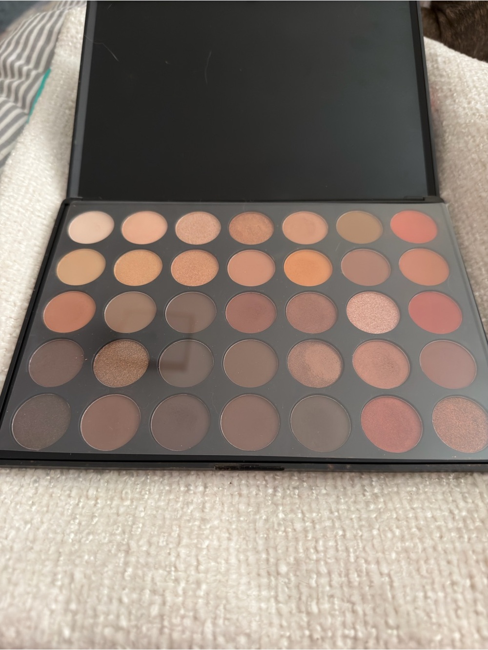 Morphe Neutral Warm Browns & Peach Matte/Shimmer Eyeshadow Palette